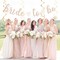 Citrus; 21 Pcs Champagne Gold Beige Blush Pink Bachelorette Party Decorations, Bride to Be Banner Garland Set with Paper Fans, Lanterns, Tissue Pom Poms, Honeycomb Balls and Hanging Swirls for Bridal Shower Wedding Decor; Category:Banners; Image:6